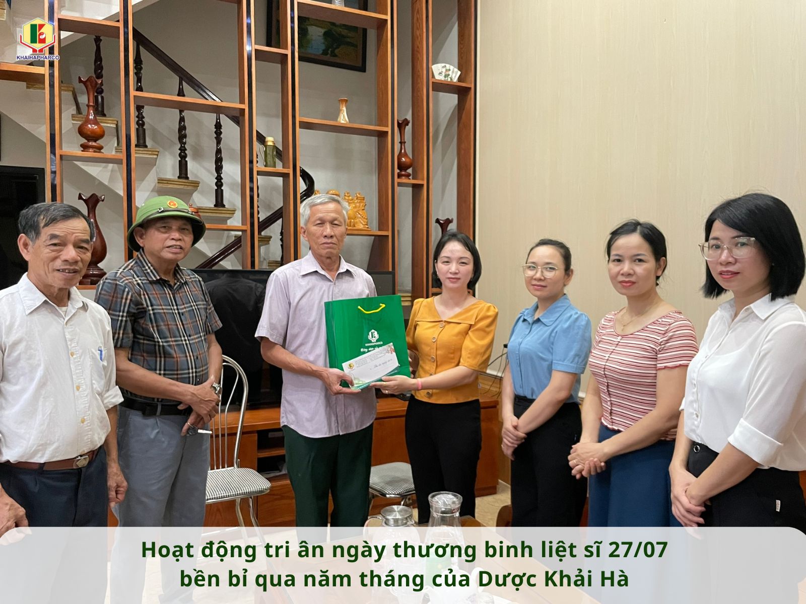 HOẠT ĐỘNG TRI ÂN NGÀY THƯƠNG BINH LIỆT SĨ 27/07 BỀN BỈ QUA NĂM THÁNG CỦA DƯỢC KHẢI HÀ